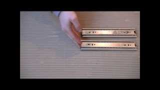 Full extension drawer slides  ball bearing runners for kitchen and bedroom drawers by Buller Ltd [upl. by Houlberg]