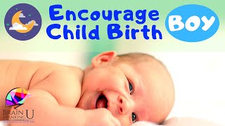 Sleep Hypnosis to Help Induce Labor Naturally Boy [upl. by Ellie]