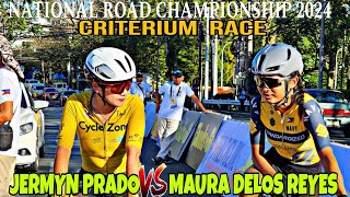 JERMYN PRADO VS MAURA DELOS REYES CRITERIUM RACE NATIONAL ROAD CHAMPIONSHIP 2024 [upl. by Jordan319]