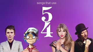 Songs that use 54 time [upl. by Mendelson440]