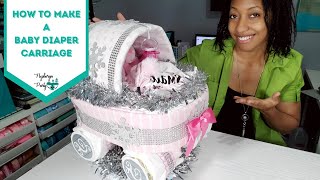 My First Time Making A Baby Diaper CarriageBassinet [upl. by O'Rourke207]