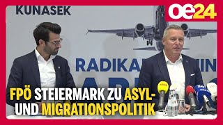 FPÖ Steiermark zu Asyl und Migrationspolitik [upl. by Ahsiaa]