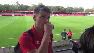 Charlie Raglan postvictory at Salford City [upl. by Vine]