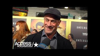 Christopher Meloni On The Fan Reaction To His Selfies With Mariska Hargitay  Access Hollywood [upl. by Dahle]