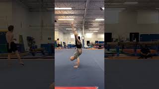 Roundoff frontflip [upl. by Rosenbaum]