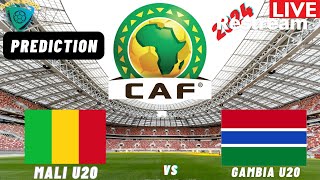 Mali vs Gambia CAF U20 Africa Nations Cup 2025 Qualification WAFU A Match Countdown [upl. by Letnuahc]