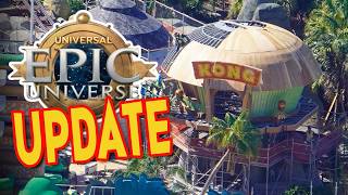 Epic Universe Construction Update  Major Progress In Dark Universe amp More [upl. by Annekim572]