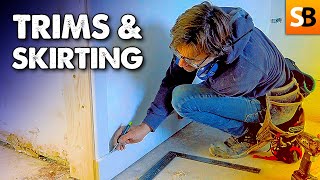 How To Fitt Door Trims Architraves amp Skirting Boards [upl. by Avert]