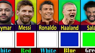 Famous Footballers Favourite Colors। Football Players and Their Favourite Colors [upl. by Giuliana807]