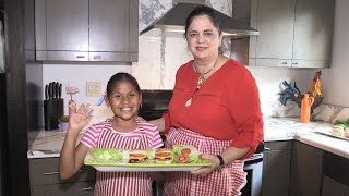 Cocinando Mini hamburguesas con vegetales [upl. by Tegdirb]