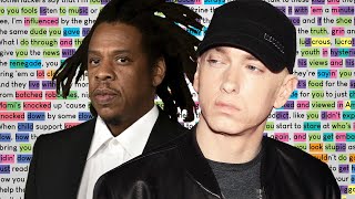 JAYZ amp Eminem  Renegade  Rhymes Highlighted [upl. by Eittol]