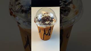 Nutella Frappuccino Recipe  Chocolate Oat milk Frappe 😍 shorts youtubeshorts coffee trending [upl. by Orutra]