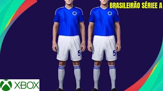 PES 2021 NOVO UNIFORME TITULAR CRUZEIRO 2024 XBOX ONE [upl. by Ain]