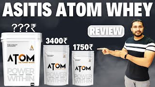 Asitis Atom Whey REVIEW  sasta whey protein  muscles building protein powder  bodybuilding [upl. by Ragucci]