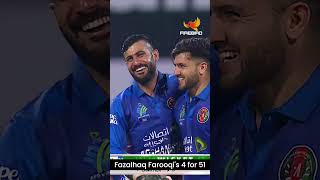 AFG v IRE  Fazalhaq Farooqis 4 for 51  FireBirdUniverse afghanistan afgvsire [upl. by Amado152]