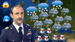 METEO ITALIA  Settimana turbolenta doppia Burrasca di Libeccio e Maestrale fino a 100 Kmh [upl. by Oetomit]