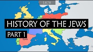 History of the Jews  Summary on a Map [upl. by Coumas]