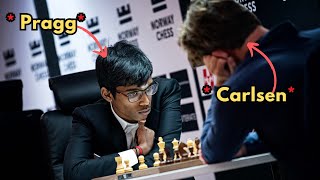 Praggnanandhaa on his first classical win against Magnus Carlsen [upl. by Johnna]