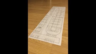 Large Cribbage Board Template Digital Download [upl. by Nylarahs670]