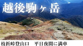 越後駒ヶ岳 枝折峠登山口 20241023 [upl. by Notsob]