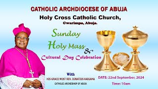 Sunday Holy Mass amp Pastoral Visit to Holy Cross Catholic Church Gwarimpa Abuja c 2024 [upl. by Nnylasor695]