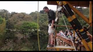 Bungee Jumping in San Jose Costa Rica [upl. by Largent]