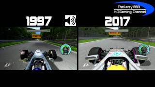 rFactor Ultimate F1 Comparison  1997 vs 2017 [upl. by Mcdonald432]