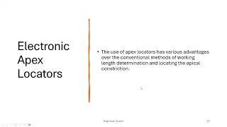 How to use an Electronic Apex Locator in the Endodontic Practice [upl. by Reve764]