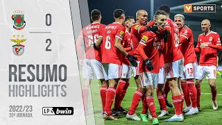 Highlights  Resumo Paços de Ferreira 02 Benfica Liga 2223 20 [upl. by Cosma]