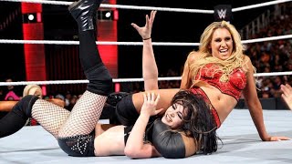 wwe girl vs girl fight dress opening match [upl. by Tiler]