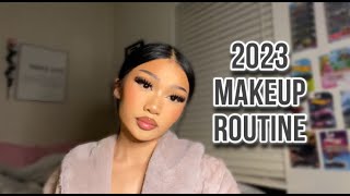 My Makeup Routine  Techniques and Fav Products  Katie Dinh [upl. by Llerrahs993]