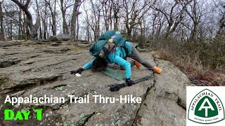 Appalachian Trail ThruHike 2024  Day 1  Amicalola to Springer and Beyond [upl. by Rooke266]