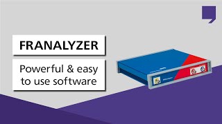 FRAnalyzer Powerful amp easy to use software [upl. by Corsiglia35]