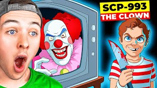 Reacting to the BOBBLE CLOWN SCP993 [upl. by Ahseinad787]