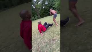 Shaquan vs Marrese Crump Round2 action martialarts [upl. by Assirat]