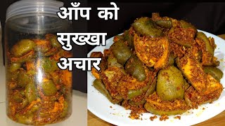 ५ बर्ष सम्म राख्न मिल्ने ऑंप को सुख्खा अचार Aap Ko Achar Nepali Style Mango pickle [upl. by Hseham]