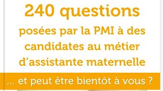 240 questions posés par la PMI [upl. by Mendelson]