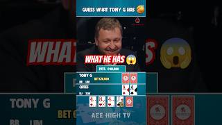 Guess what Tony G has 😱 poker highstakespoker [upl. by Floris]