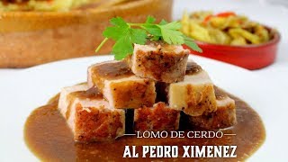 Lomo de cerdo al pedro Ximenez receta muy facil y rica [upl. by Haddad505]