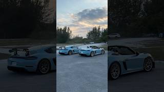 Matching Paint to Sample Meissen Blue Porsche Spyder RS and Cayman GT4RS porsche gt4rs spyderrs [upl. by Adnof]