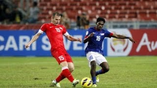 FULL MATCH Malaysia vs Singapore  AFF Suzuki Cup 2012 [upl. by Lucien]