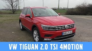 VW Tiguan 20 TSI Highline 4 Motion DSG 132 kW  Test Review und Fahrbericht  Testdrive [upl. by Tufts]