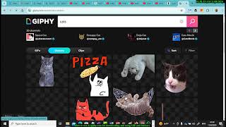 How to use Ai giphycom for downloading and using GIF and Stickers [upl. by Shewmaker]