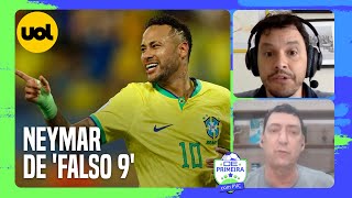 NEYMAR DEVERIA SER FALSO 9 NA SELEÇÃO BRASILEIRA PVC E RODRIGO MATTOS DEBATEM [upl. by Germayne]