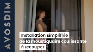 Comment installer un Moustiquaire Coulissante à recouper [upl. by Pia]