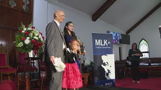 Blackshear Elementary student gets 1st place in MLK Oratory Competition [upl. by Ekrub]