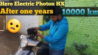 Hero Electric Photon Hx 2023  After one year  10000km Review heroelectric electricscooter [upl. by Valonia]