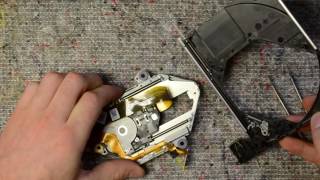 Laptop DVDRW disassembly take apart teardown tutorial [upl. by Sudderth]