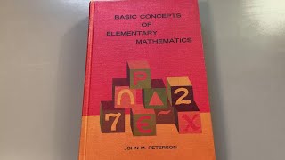 Basic Concepts of Elementary Mathematics [upl. by Enoek]