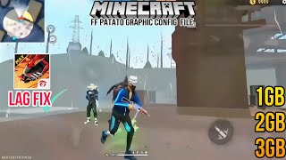 FREE FIRE MINECRAFT GRAPHICS IN FREE FIRE 🔥 FF BLACK SKY CONFIG  GRAFIK MINECRAFT FF CONFIG FILE😍 [upl. by Cohleen]